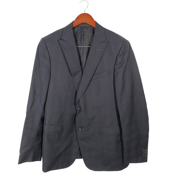 Z Zegna 'Drop 8' Two-Button Wool Blazer Size 52-R - Picture 1 of 10